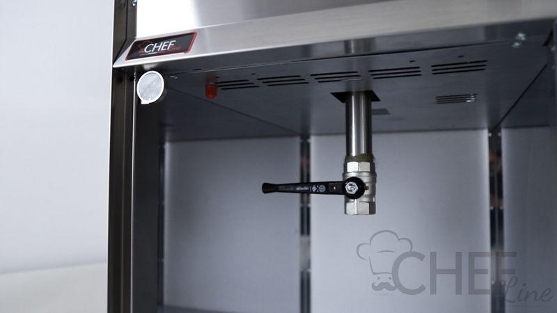 CH74GF - Friteuse à gaz professionnelle Chefook - Capacité 10L - Profondeur 70 cm - Fabrication italienne_2