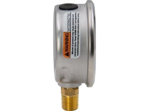 G2515L, Manomètre, 63 mm Face, Raccordement Vertical, Bain de glycérine, 140 bar pression maximale_2