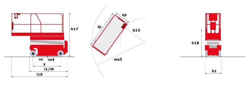 Nacelle ciseaux Manitou 100 SEC - Double ciseau - Hauteur de travail 9.93 m - Compacte et robuste_2