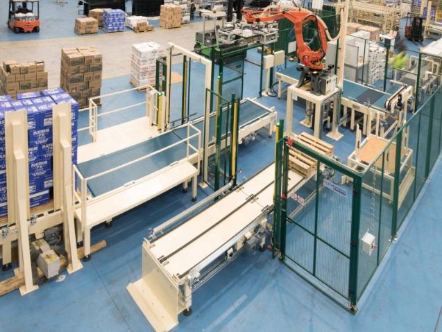 Raptor RCD 1 - Dépalettiseur pour cartons pleins - Clevertech France - préhension robotisée pour rangées 1050 mm x 1250 mm_2