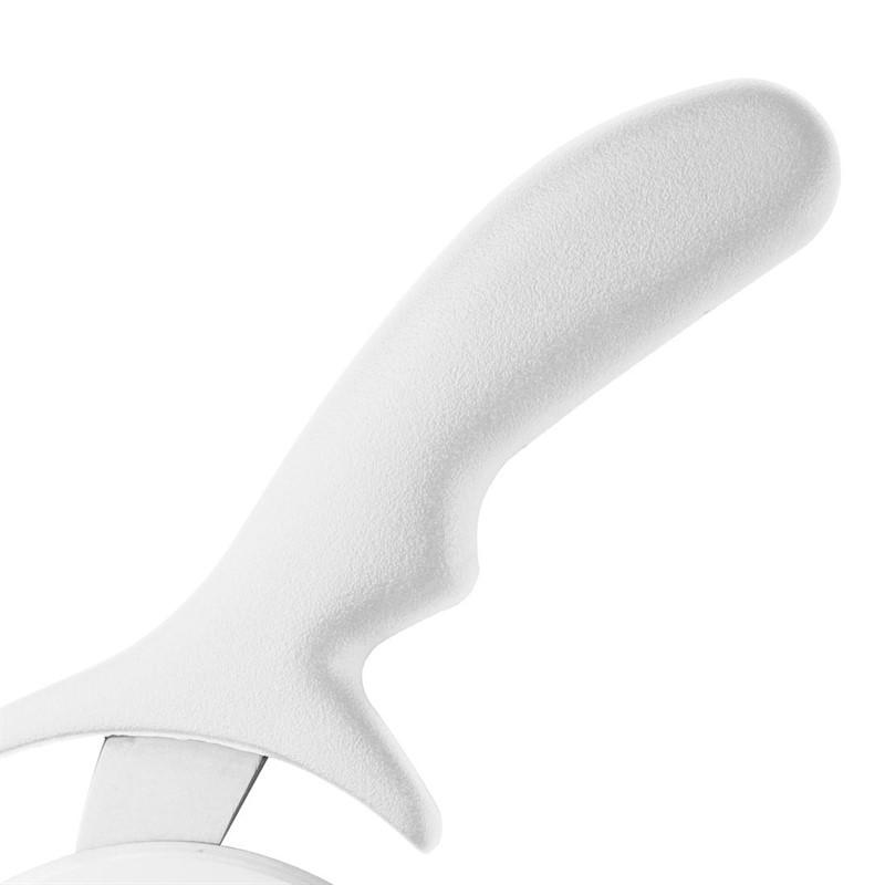 Roulette à pizza professionnelle - Blanc HACCP spécial produits laitiers  - 102 mm | Hygiplas_2