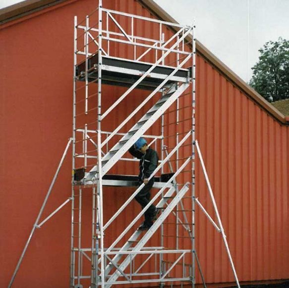 Échafaudages tour escaliers ULTRALU - hauteur de travail 4,30 m à 14,30 m - fabrication française_2