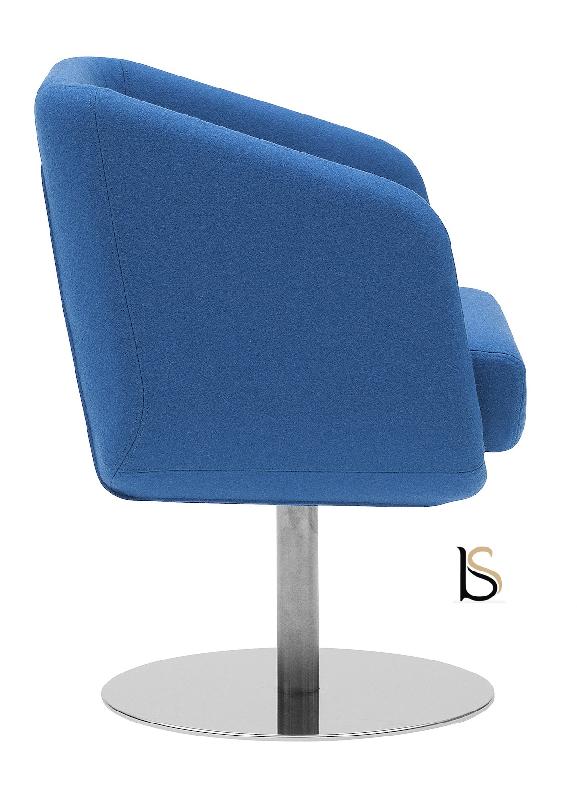 Fauteuil SHELLY - Softline - Divina III bleu 756_2