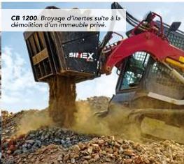 Godet broyeur CB 1200 - Broyage de béton armé et déchets de démolition - Capacité 0,45 à 0,60 m³_2