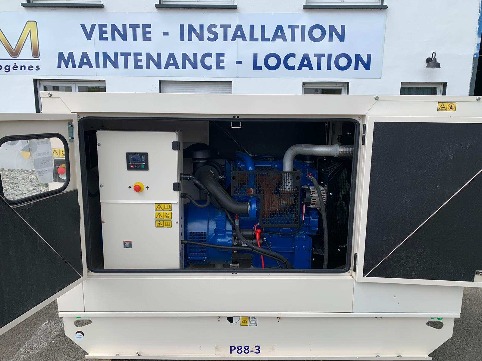 Groupe électrogène d'occasion avec capote neuf déstockage - FG WILSON P88 - 88 KVA_2