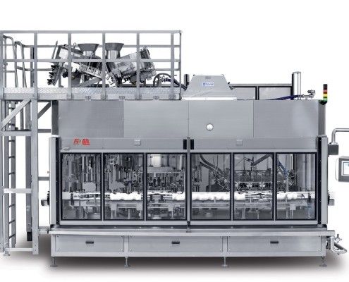 Équipement compact pour embouteillage alimentaire