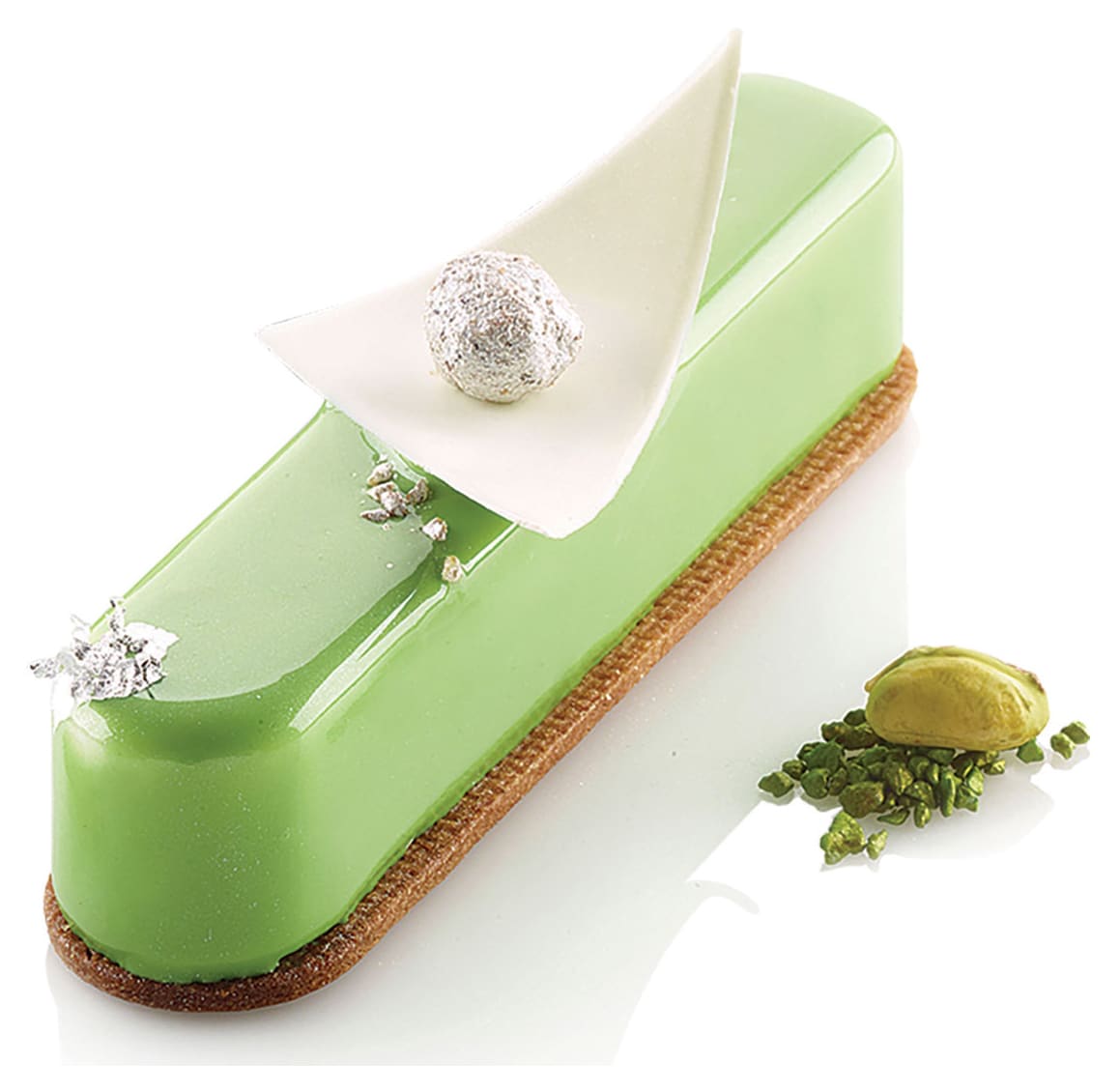 Moule en silicone professionnel pour 6 éclairs - Dimensions plaque 30 x 17,5 cm - Résistance -60°C à +230°C - Silikomart_2