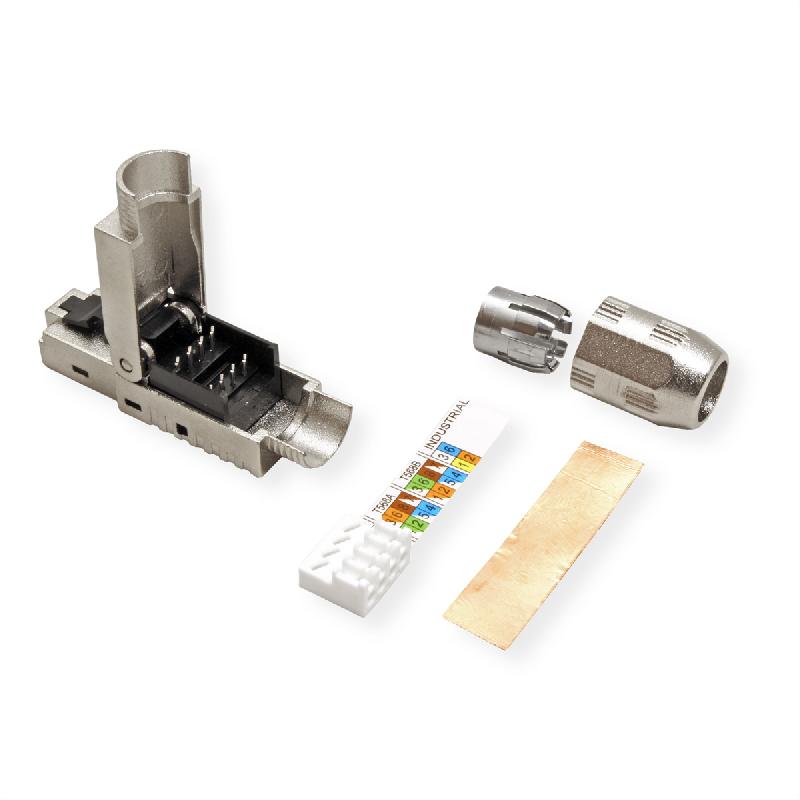 ROLINE Connecteur RJ-45 à confectionner Cat.6A (Classe EA), STP, argent_2