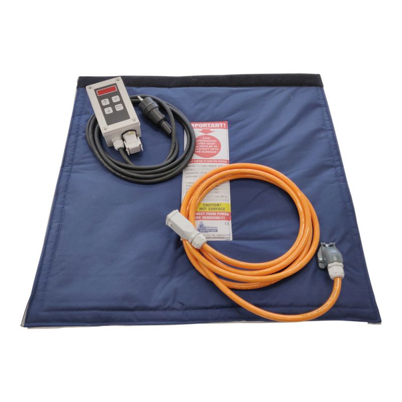 Couverture chauffante industrielle - Kuhlmann Electro - 0-90°C avec isolation 7mm, thermostat Jumo ou bilame_2