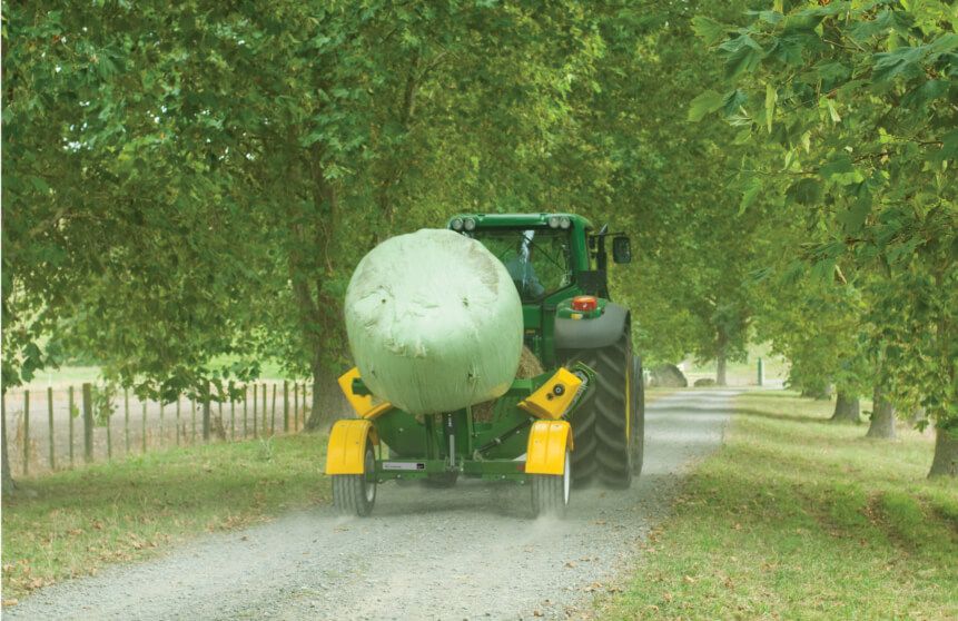 Dérouleuse à chaîne SL700X - Hustler Equipment - capacité 2 balles, balles rondes et enrubanné_2