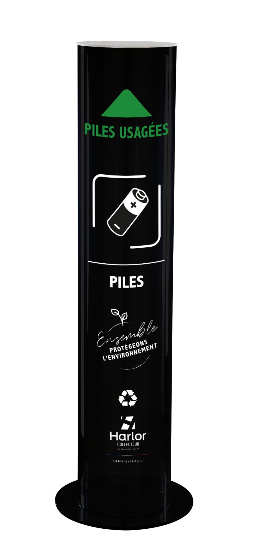 Collecteur haute résistance pour piles usagées