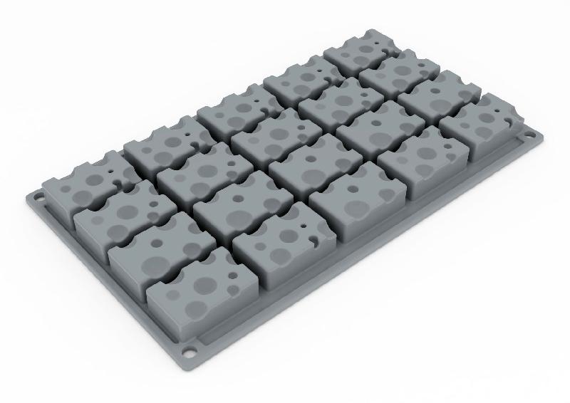 Gruyère - Moule en silicone Gourmand Horeca Pavoni Italia - 20 empreintes_2