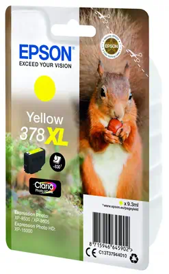 Singlepack Yellow 378XL Claria Photo HD Ink_2