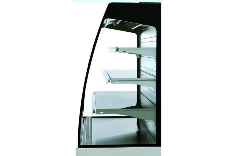 Vitrine réfrigérée ouverte murale semi cronus plus take-out lg.2560 - 2560x855x1500mm - ACPS2500 - MAFIROL_2