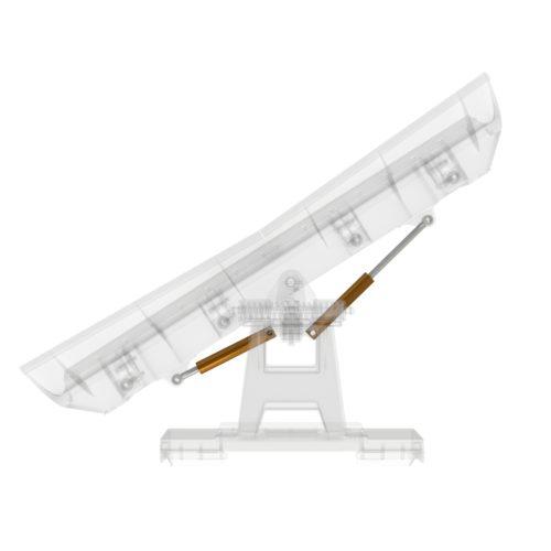 Chasse-neige LN - Système antichoc avec inclinaison flottante ±10° et rotation hydraulique ±35°_2
