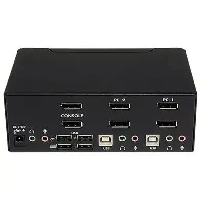 Commutateur KVM 2 Ports DisplayPort, USB et Audio - Switch KVM - 2560x1600_2