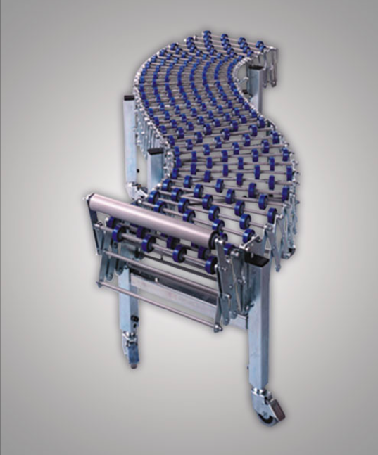 Convoyeur extensible à rouleaux - hauteur réglable - différentes largeurs disponibles_2