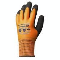 GANTS EUROWINTER L22 fourre acryl dble enduct orange/gris latex_2