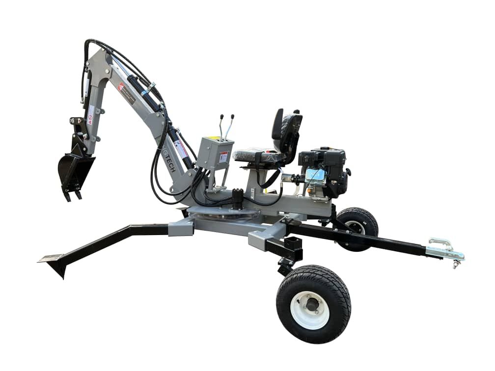 Machine excavatrice compacte avec godet de 23 cm