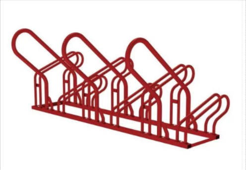 Support vélos 6 places - OPTIMUM - Hauteur 527 mm - Largeur 572 mm - Acier - Emplacements décalés_2