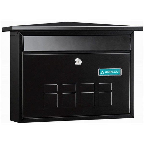 Boîtes aux lettres individuelles déco - Arregui - taille M DIN A4 - normes EN-13724 - couleurs blanc, vert, noir_2