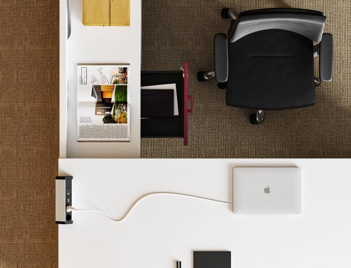 Bureau avec rangement de grande capacité - DELTA EVO - Ref : 155462_2