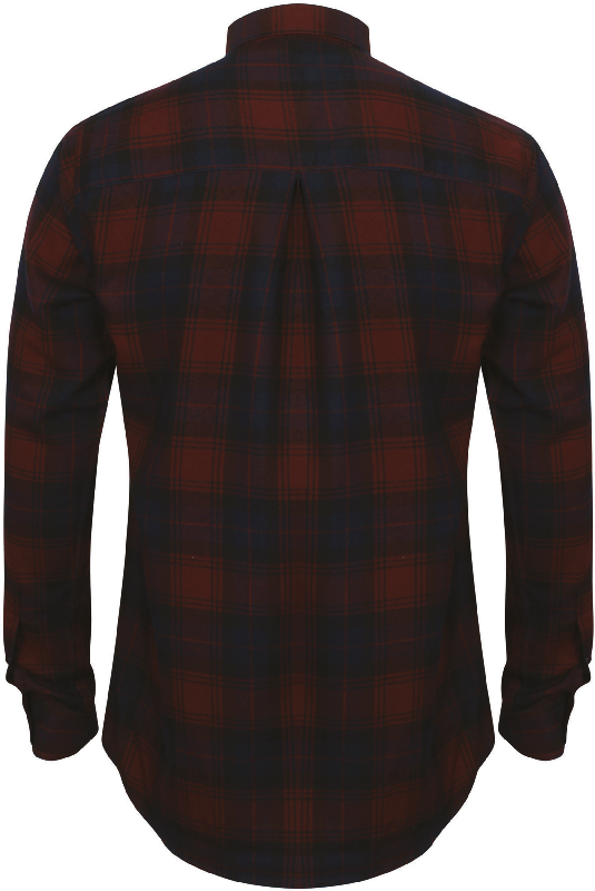 Chemise de travail à carreaux - Réf: SFM560 - Skinni Fit - tissu sergé brossé ultra-doux_2