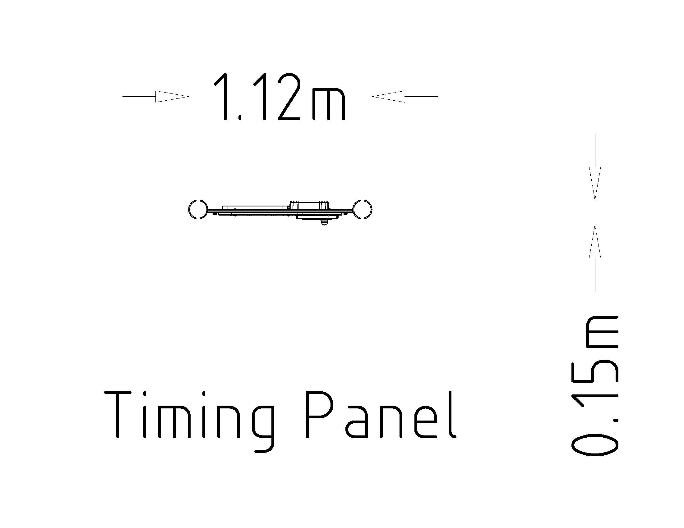 Panneau d'éveil Timing Panel réf-8094366 - HAGS - Chronomètre d'extérieur manuel pour aire de jeux_2