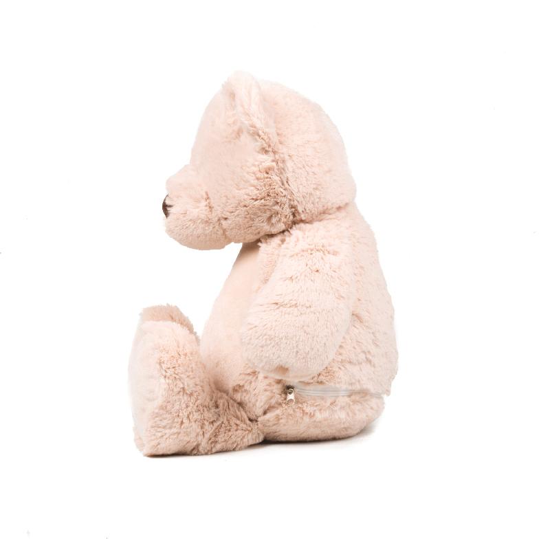 Peluche zippée Ours - Réf: MM051 - 45 cm - Rembourrage amovible et personnalisable_2