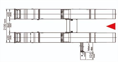 R44ctltnw pont elevateur hydraulique ciseaux 4.4 tonnes version posee avec geometrie_2