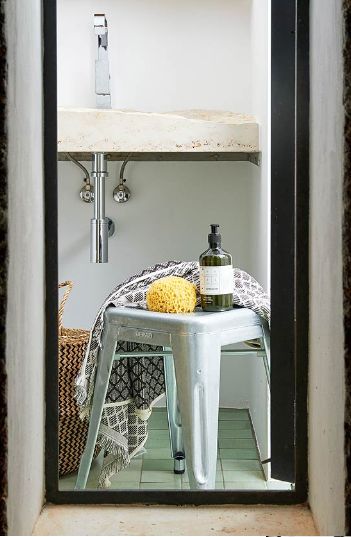 Tabouret H - tabouret de restaurant - Tolix - hauteur 60 cm - réf. 3508 - esthétique industrielle, empilable_2