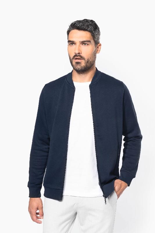 Veste molleton zippée homme - Réf: K4002 - Kariban - Lavable à 60°C - Col Teddy - Plusieurs tailles et couleurs_2
