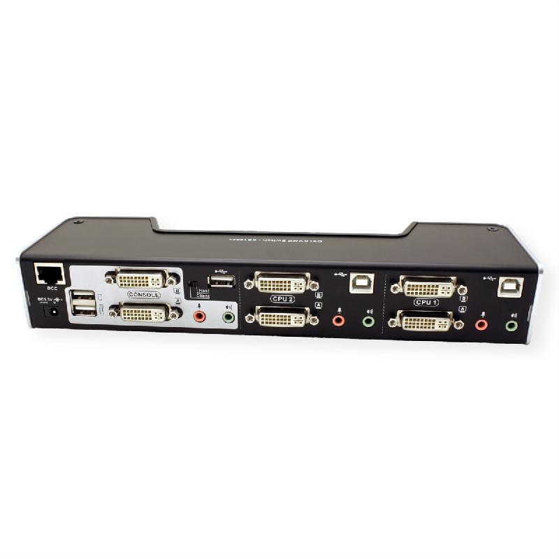 Aten cs1642a switch kvm dual-view dvi, usb, audio, usb-hub, 2 ports_2
