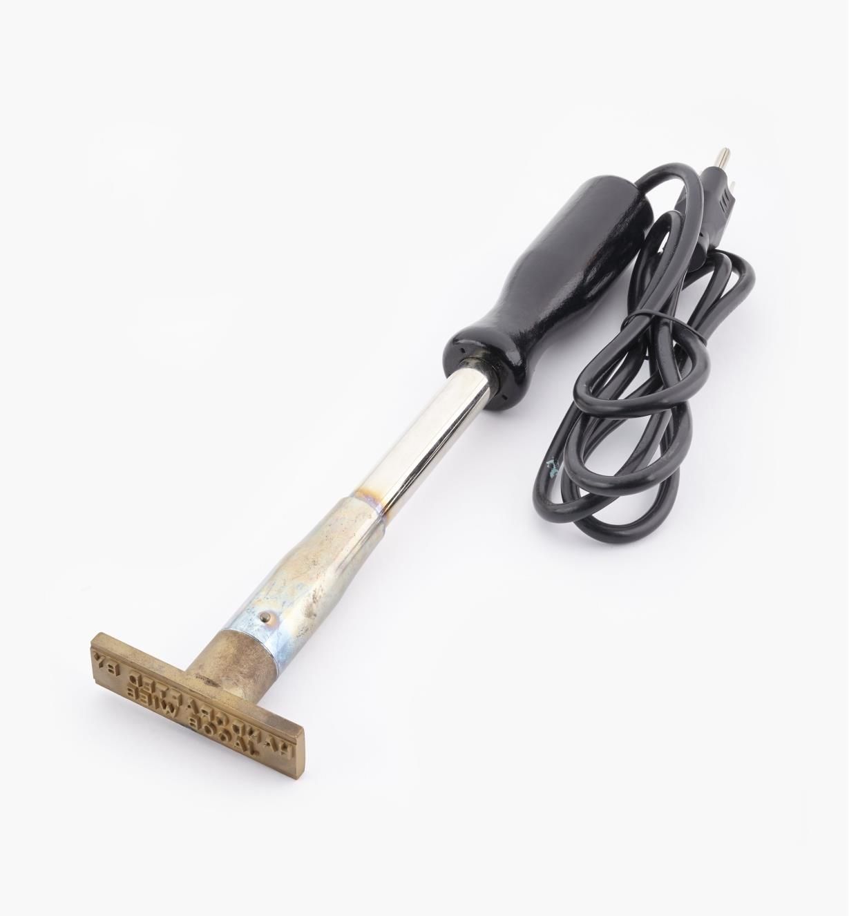 Fers à marquer électriques - lee valley - plaques de marquage en laiton massif_2