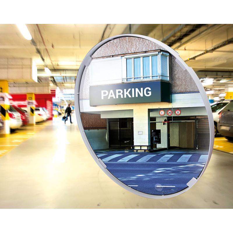 Miroir multi-usages VIALUX® - cadre blanc - ref : 514 - intérieur/extérieur - optique Polymir® ou P.A.S®_2