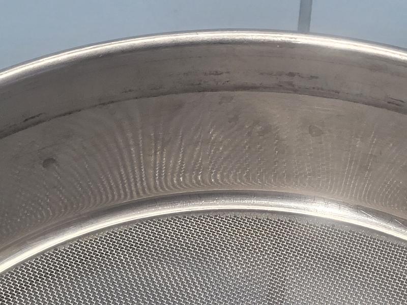 Tamis de test en acier inox SAULAS 200x50mm - 630 µm_2