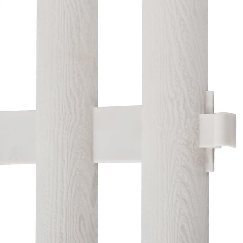 Vidaxl bordure de pelouse blanc 17 pcs / 10 m 41227_2