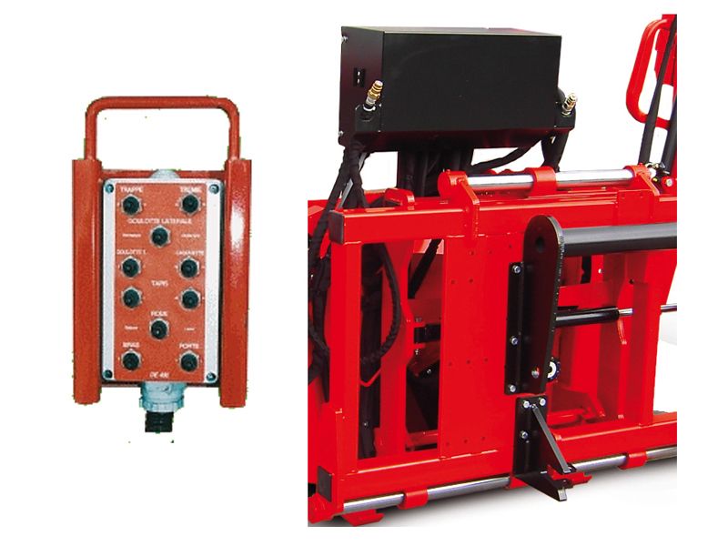 Dérouleuse pailleuse compatible avec foin, paille et enrubannage