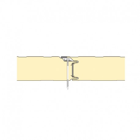 Panneau sandwich de bardage isolé standard ou microline, aux fixations invisibles_3
