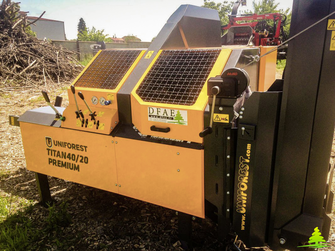 Combiné scieur/fendeur Uniforest TITAN 40/20 Premium - 20T, diamètre max 40cm, longueur bûche 25-60cm_2