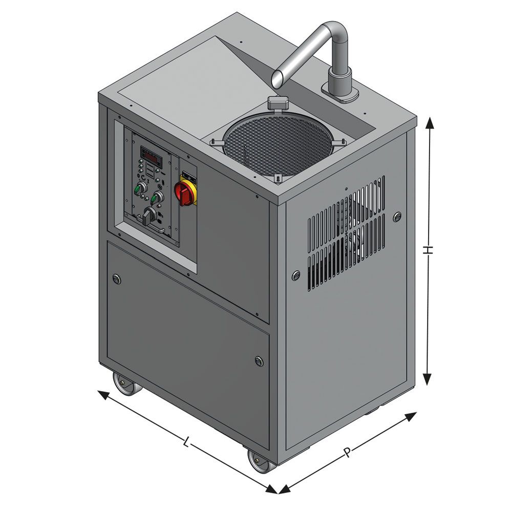 Machine à chocolat avec capacité de 25 à 55 kg