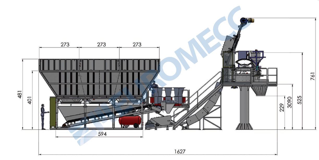 Euro 3 Mix Centrale à Béton - Euromiecc - Production horaire 30 m3/h_2