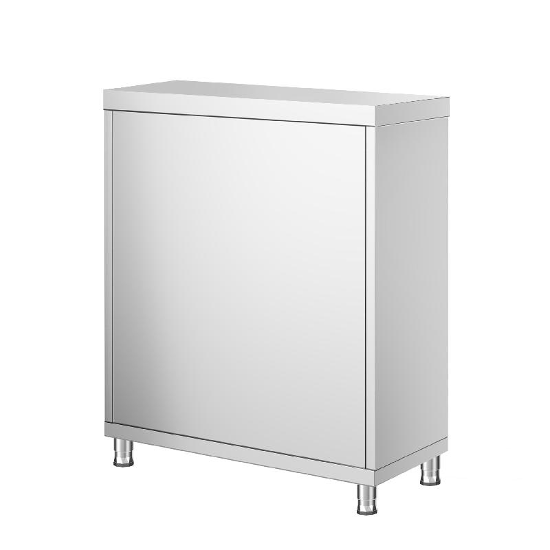 Meuble bas inox central P 700 mm avec portes - 600_2