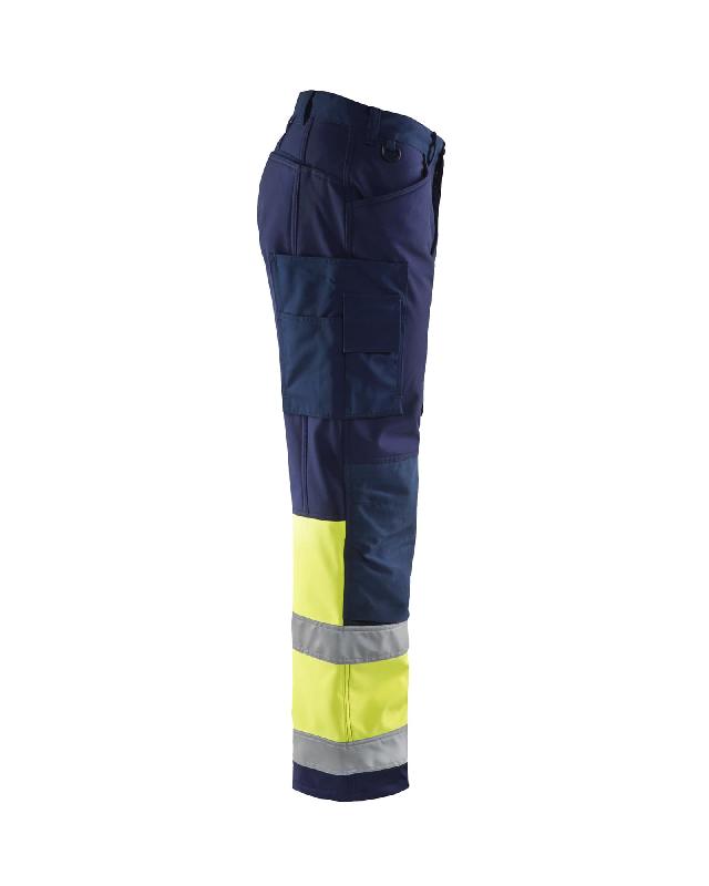 Pantalon 1562 Softshell haute visibilité - Blaklader - Stretch, respirant, imperméable et coupe-vent - Certifié EN ISO 20471 classe 1_2