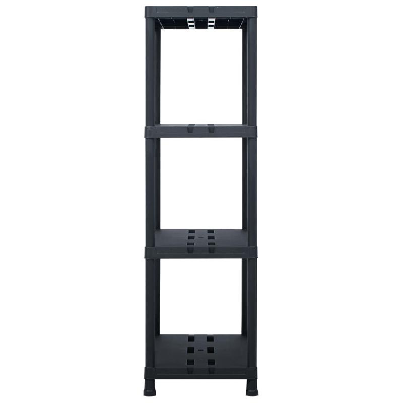 Vidaxl étagères de rangement 2 pcs noir 220 kg 90x40x138 cm plastique 276262_2