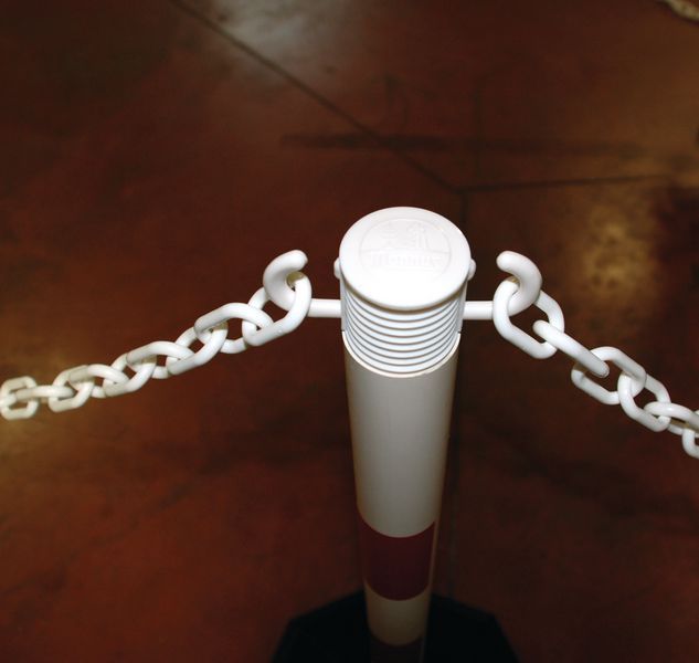 Ptlest - barrière à chaîne pvc à lester ou lesté - signals - h 900 x ø 50 mm_2