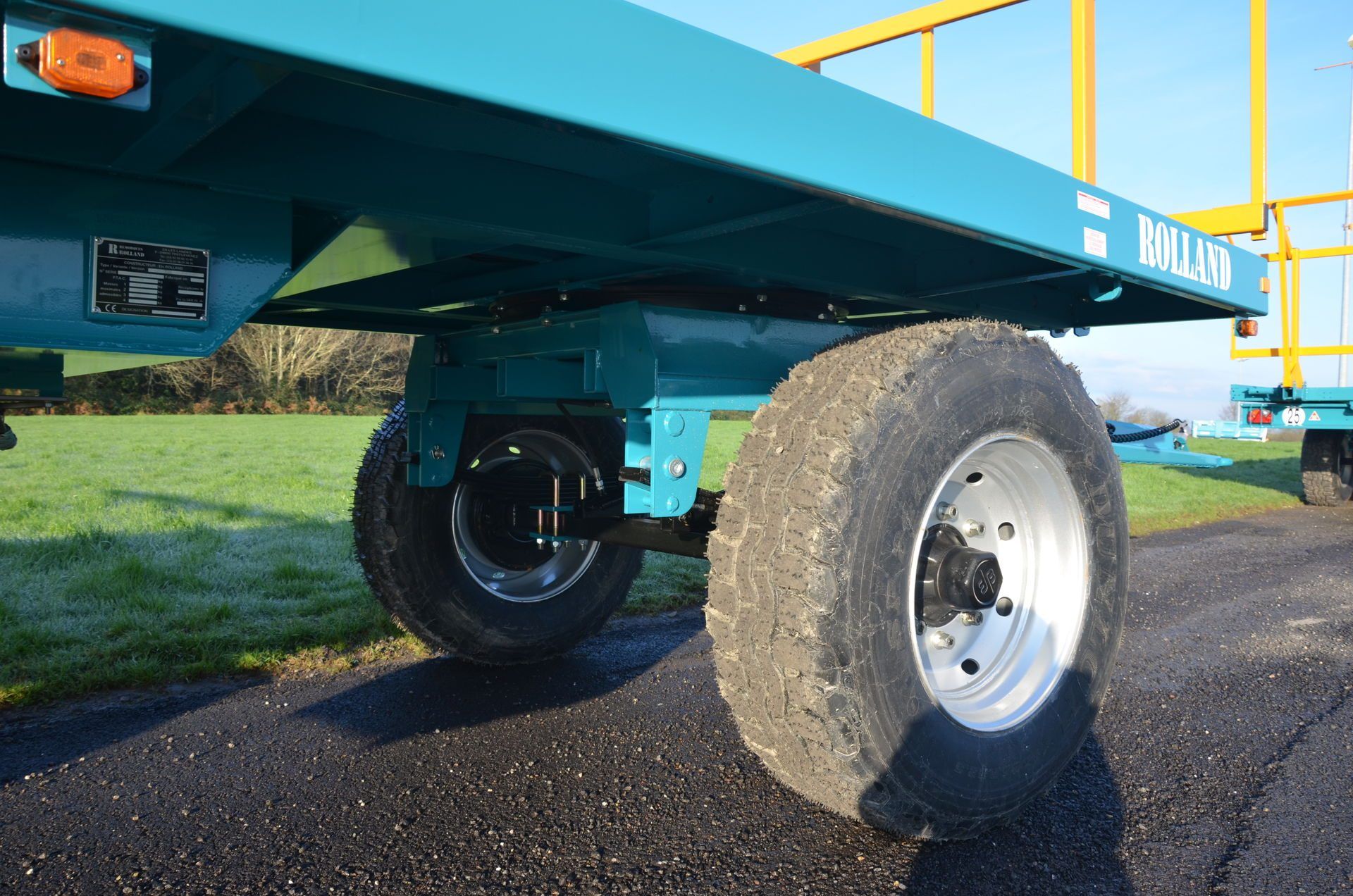 Remorque plateau agricole lch 10006 - golpais - longueur de caisse 10000 mm - ptac 26000 kg_2