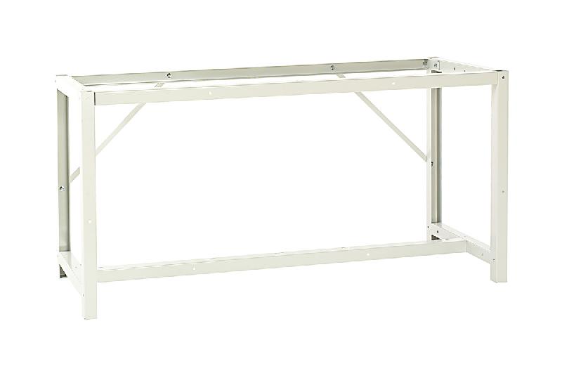 Établi Verso avec ossature réglable - tablette & plateau multiplis - LxPxH 2000x600x780-930 mm - RAL 7035_2