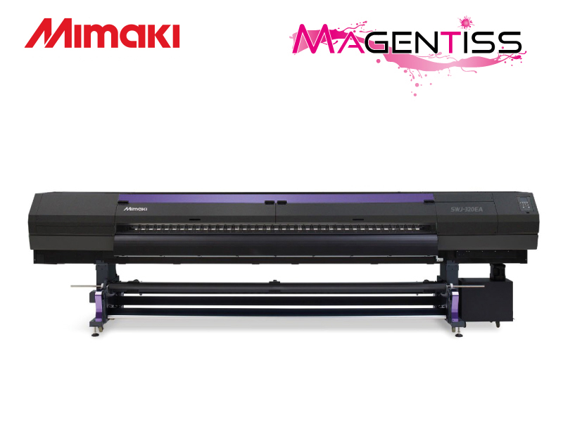 Imprimante solvant très grand format - Gamme Graphique - Mimaki SWJ-320EA - 3,2m de large, haute vitesse, MAPS4 et NRS_2