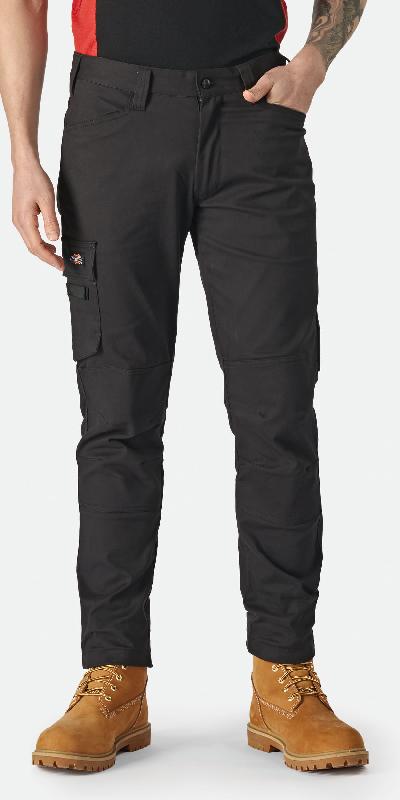 Pantalon lead in flex homme - réf: dk0a4xsq - Dickies - 97% coton, 3% élasthanne - Noir et Navy_2